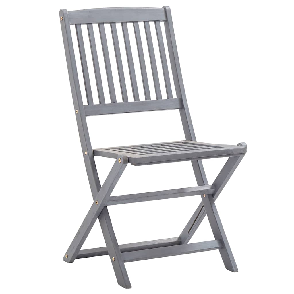 foldbare havestole 4 stk. massivt akacietræ