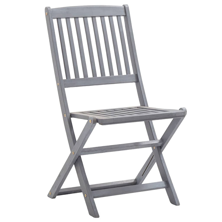 foldbare havestole 4 stk. massivt akacietræ