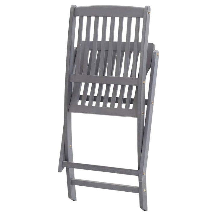 foldbare havestole 4 stk. massivt akacietræ