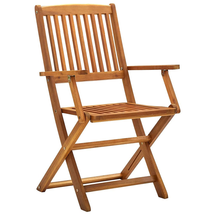 foldbare havestole 2 stk. massivt akacietræ