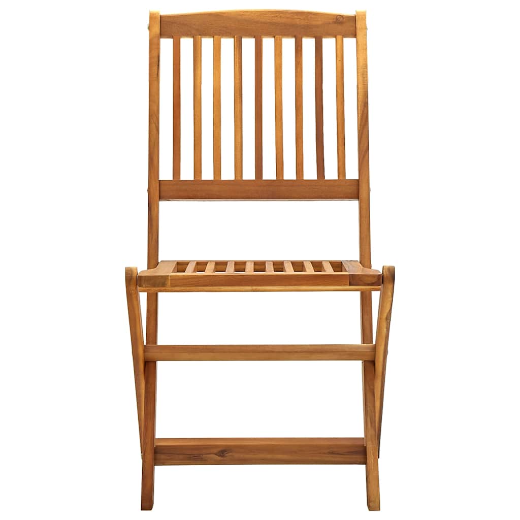 foldbare havestole 2 stk. massivt akacietræ
