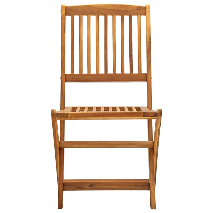 foldbare havestole 2 stk. massivt akacietræ