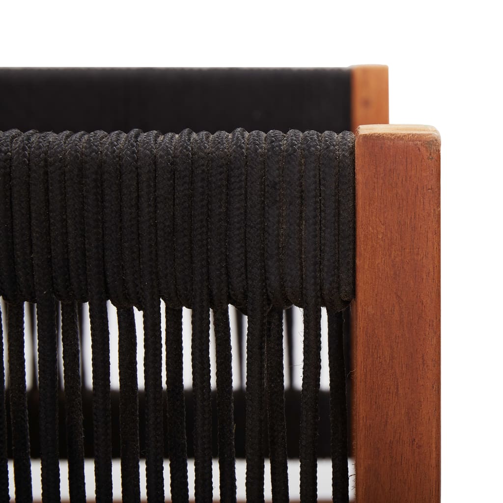 haveloungesæt 4 dele massivt akacietræ