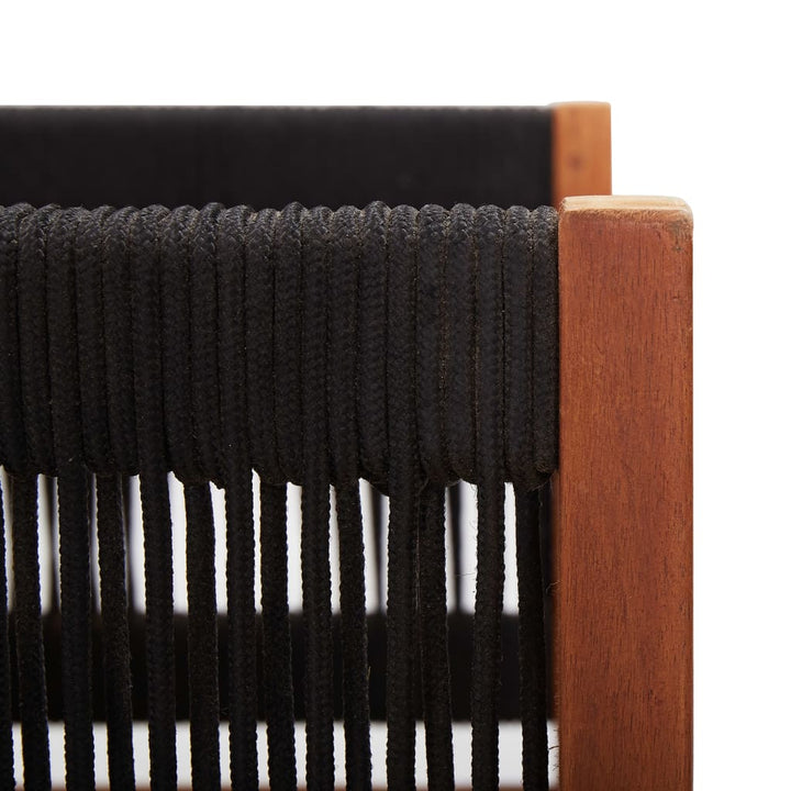 haveloungesæt 4 dele massivt akacietræ