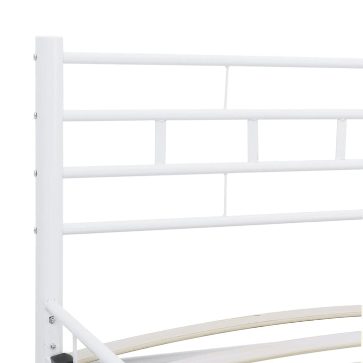 sengestel 160 x 200 cm metal hvid
