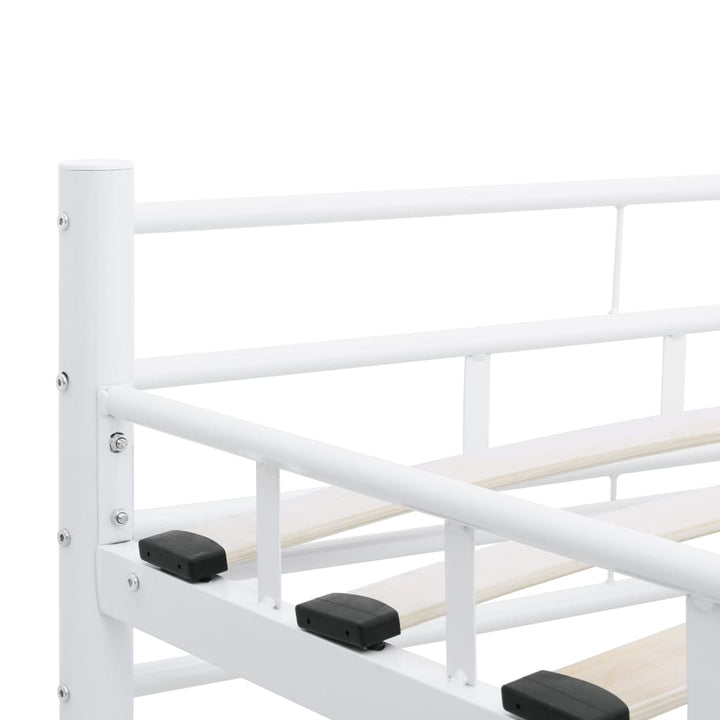 sengestel 160 x 200 cm metal hvid
