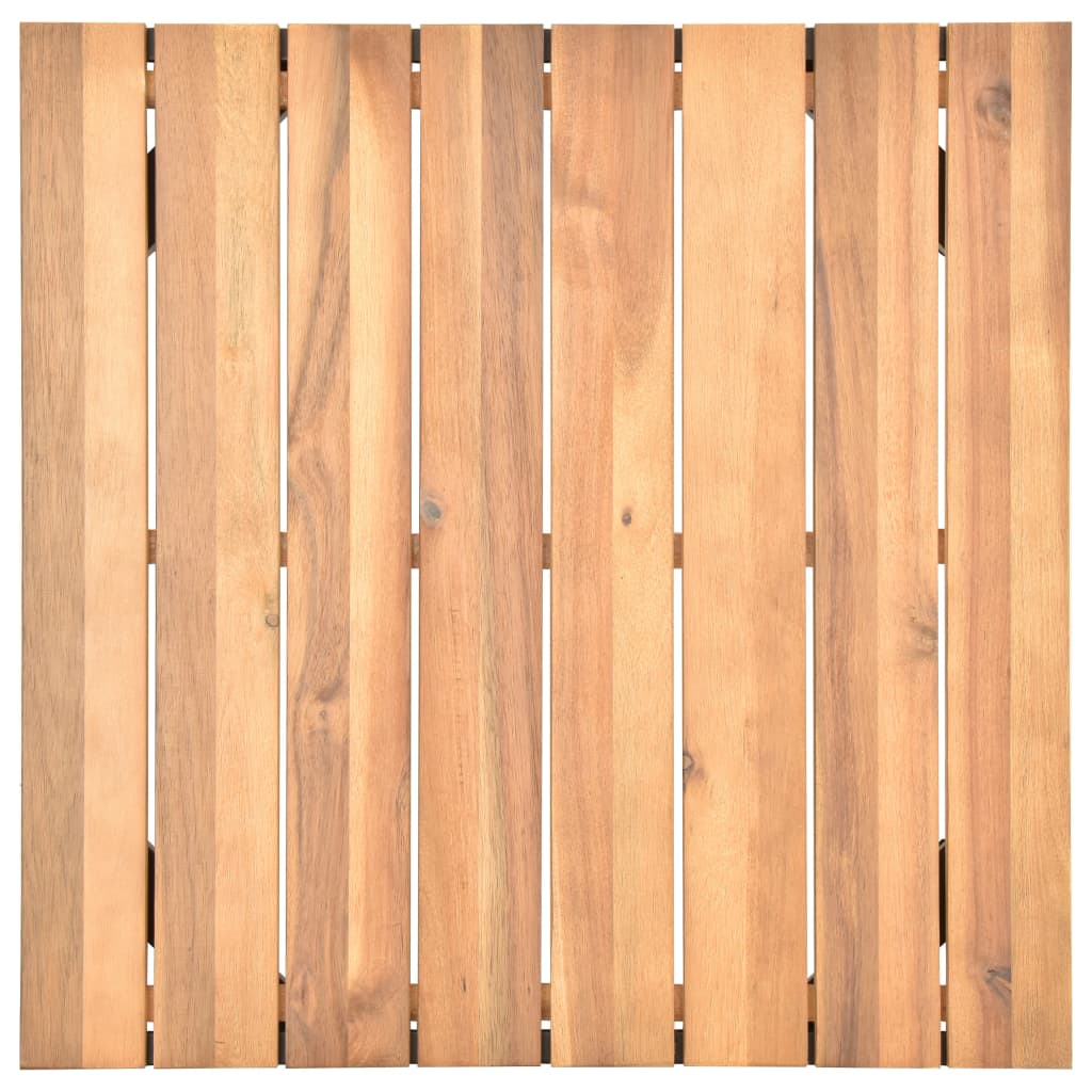 haveloungesæt 4 dele med hynder massivt akacietræ