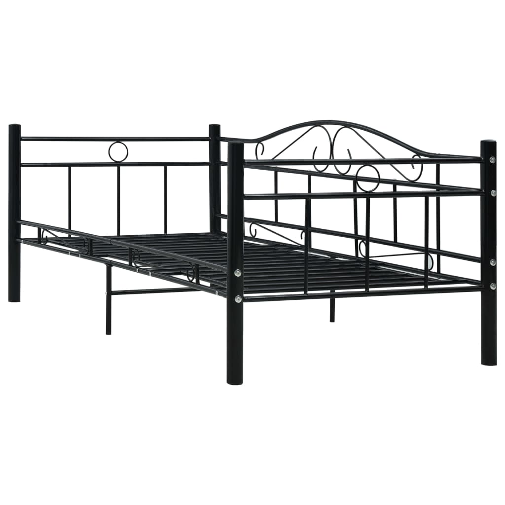 stel til daybed 90x200 cm metal sort