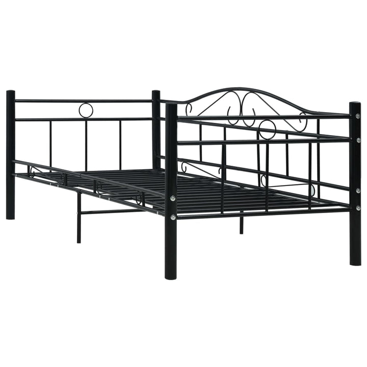 stel til daybed 90x200 cm metal sort