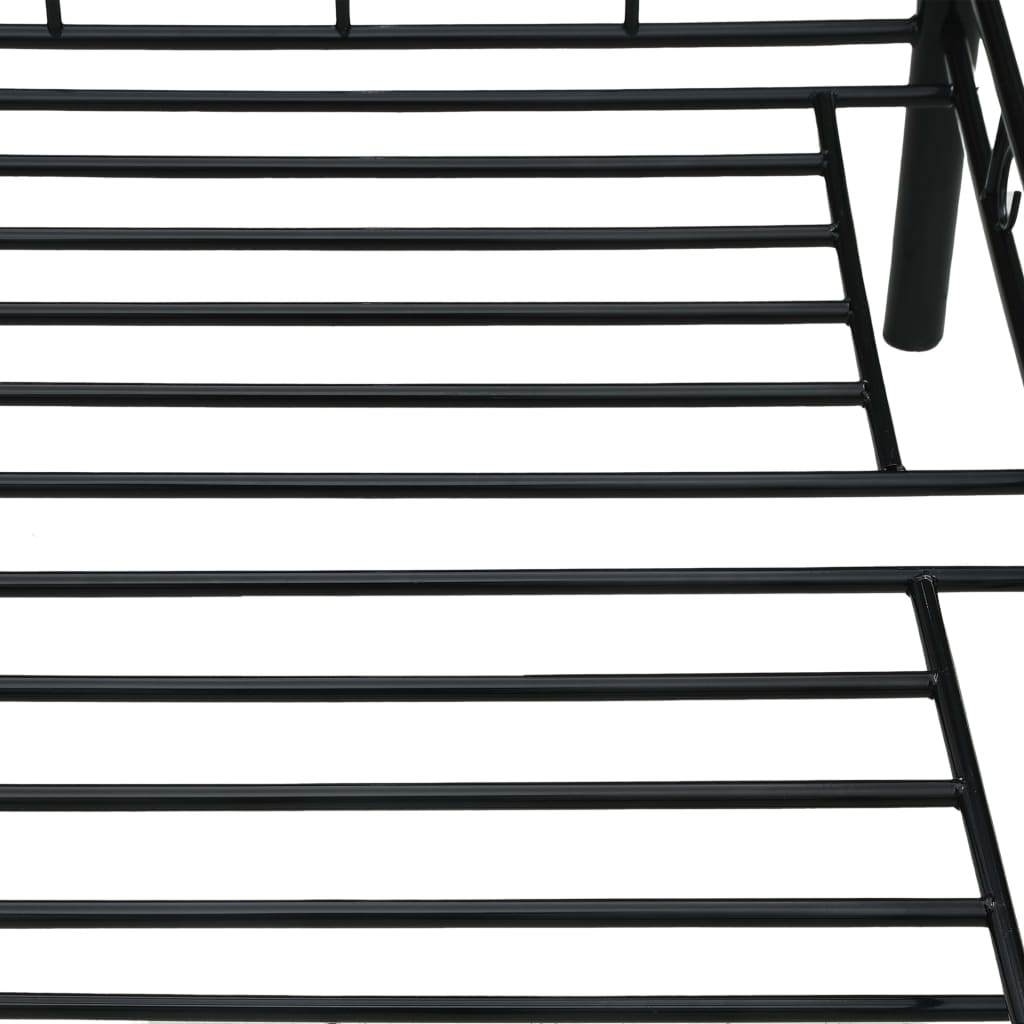 stel til daybed 90x200 cm metal sort