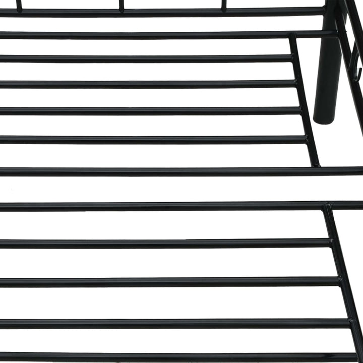 stel til daybed 90x200 cm metal sort
