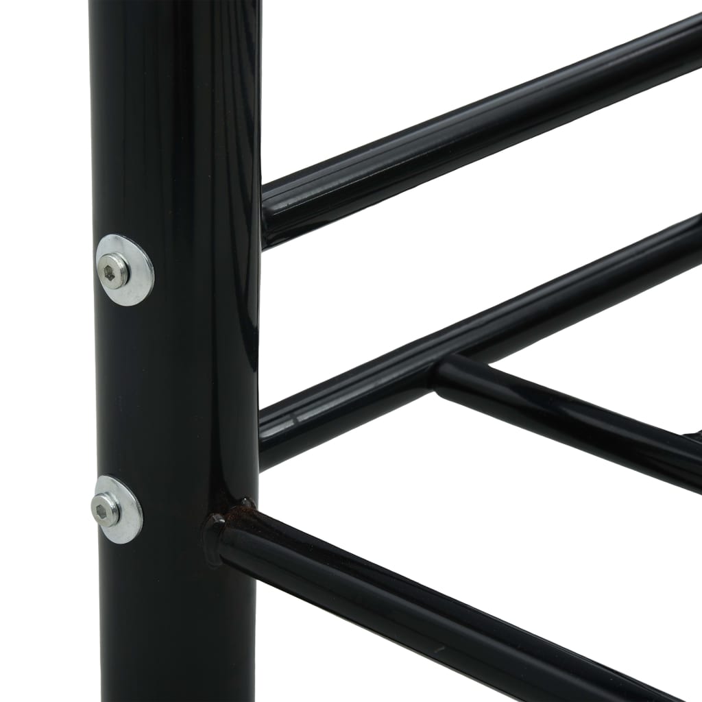stel til daybed 90x200 cm metal sort