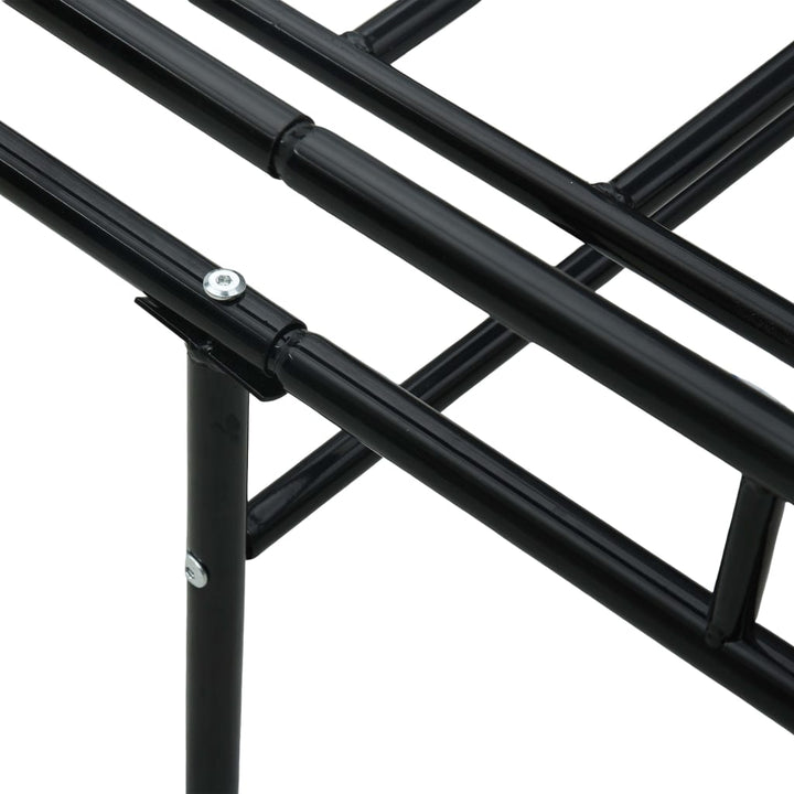 stel til daybed 90x200 cm metal sort