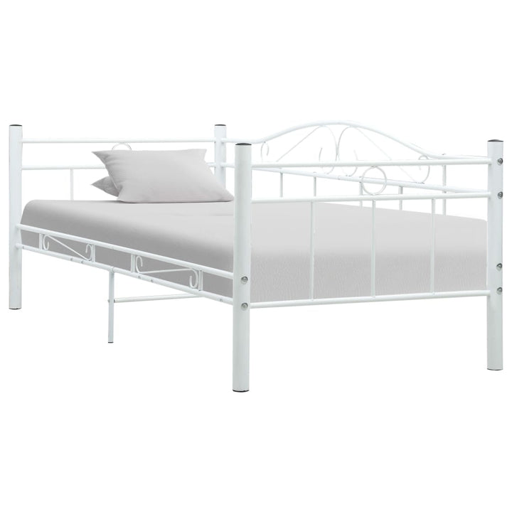 stel til daybed 90x200 cm metal hvid