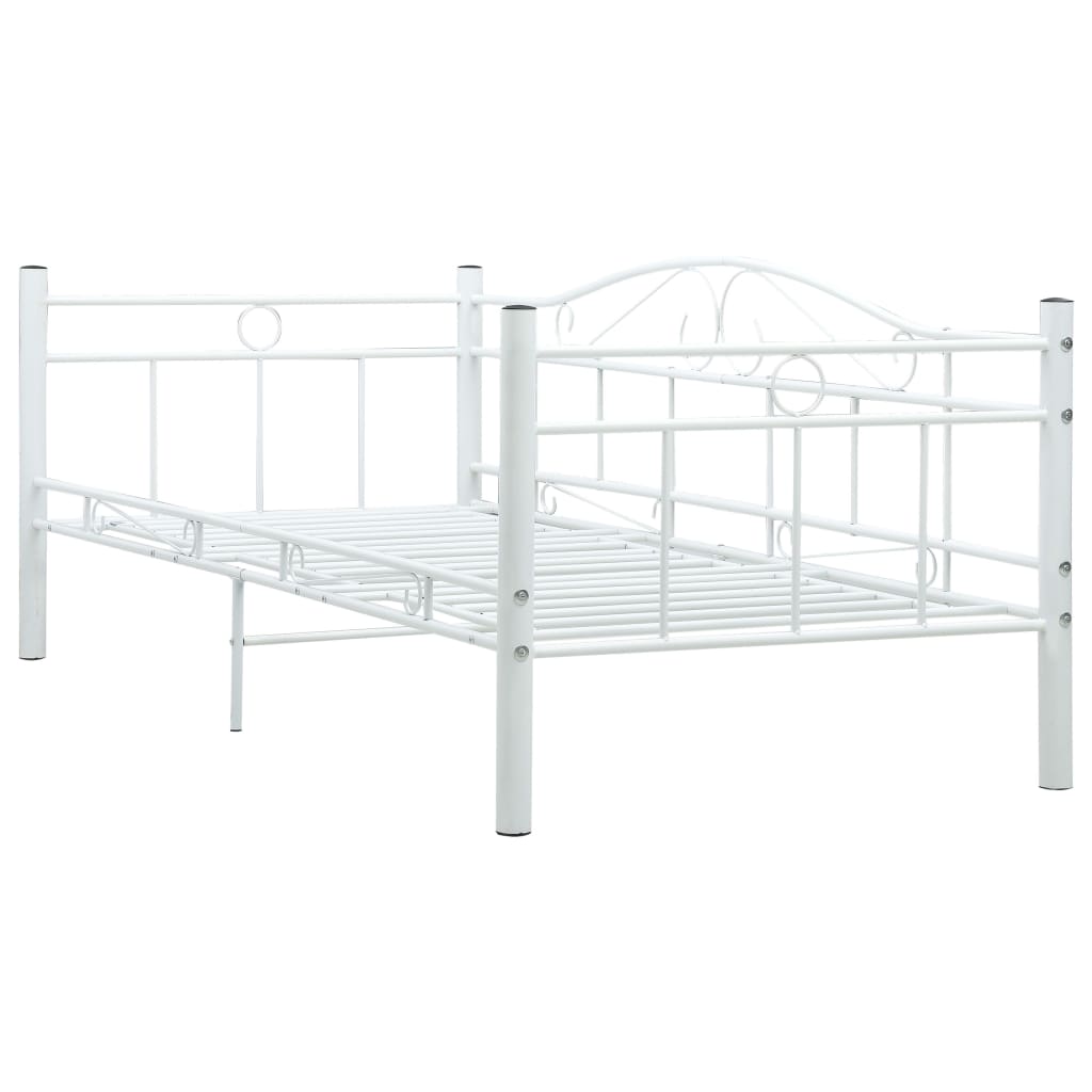 stel til daybed 90x200 cm metal hvid