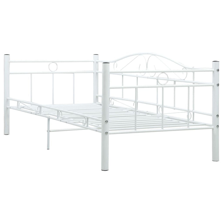 stel til daybed 90x200 cm metal hvid