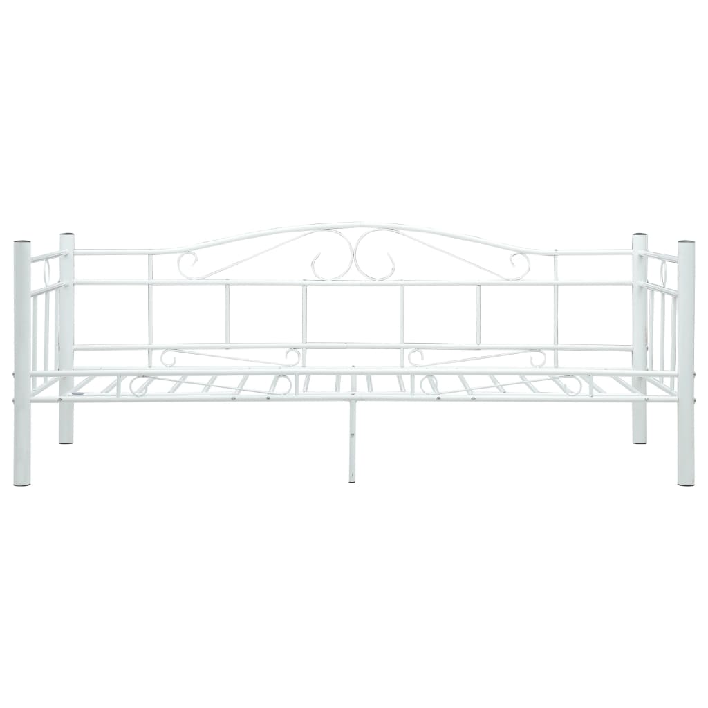 stel til daybed 90x200 cm metal hvid