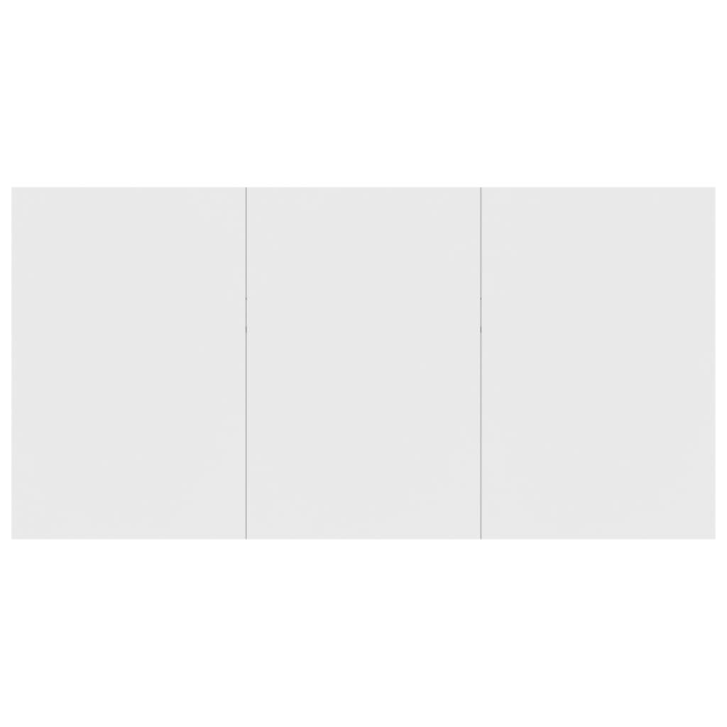 spisebord 180x90x76 cm konstrueret træ hvid
