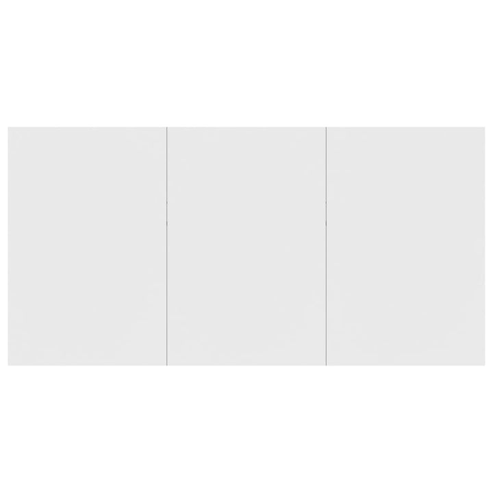 spisebord 180x90x76 cm konstrueret træ hvid