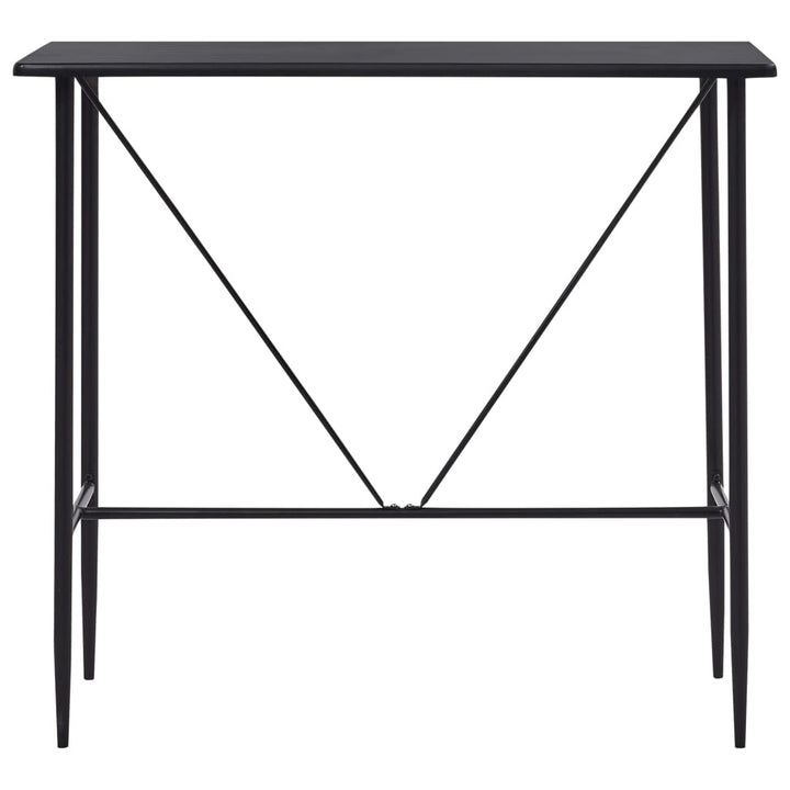 barbord 120 x 60 x 110 cm MDF sort