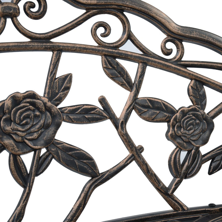 bistrobænk 100 cm bronzestøbt aluminium