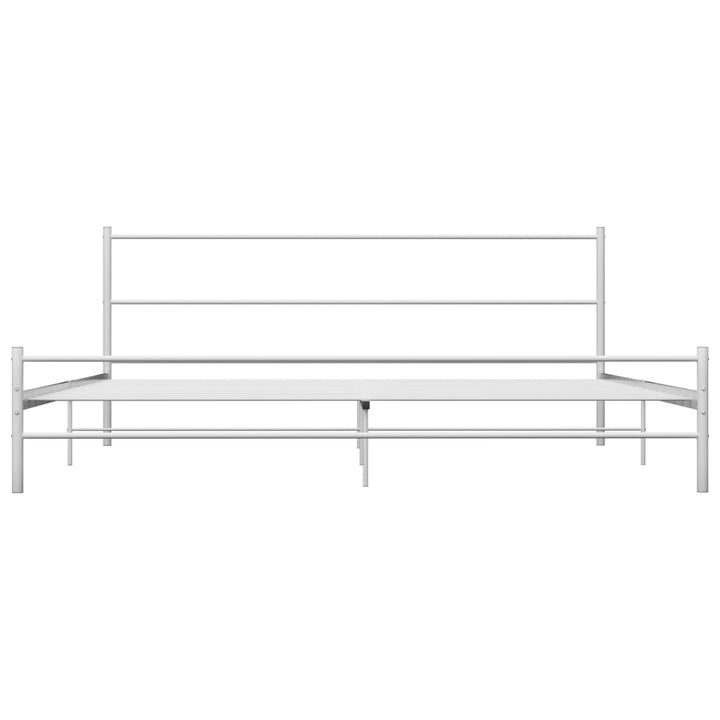 sengestel 160 x 200 cm metal hvid