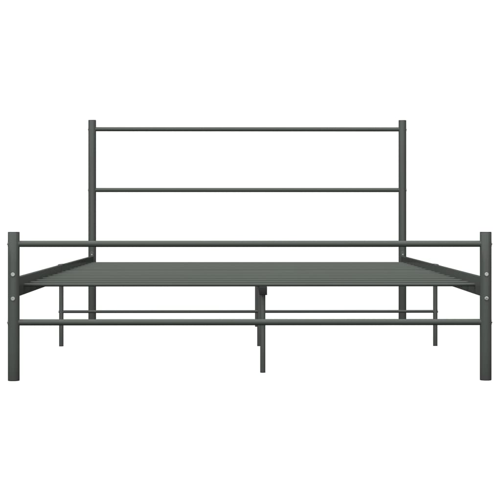 sengestel 160 x 200 cm metal grå