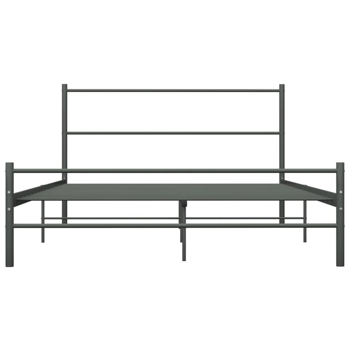 sengestel 160 x 200 cm metal grå