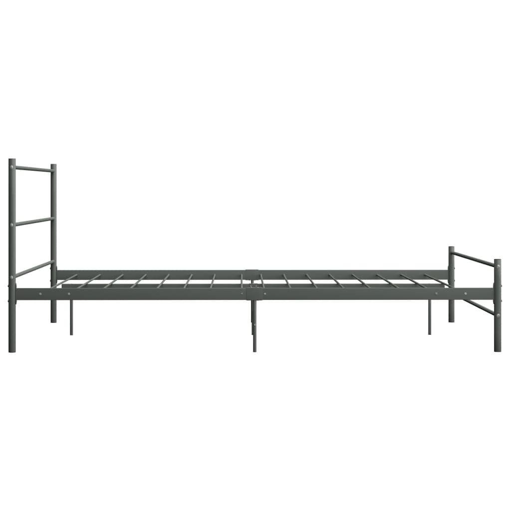sengestel 160 x 200 cm metal grå