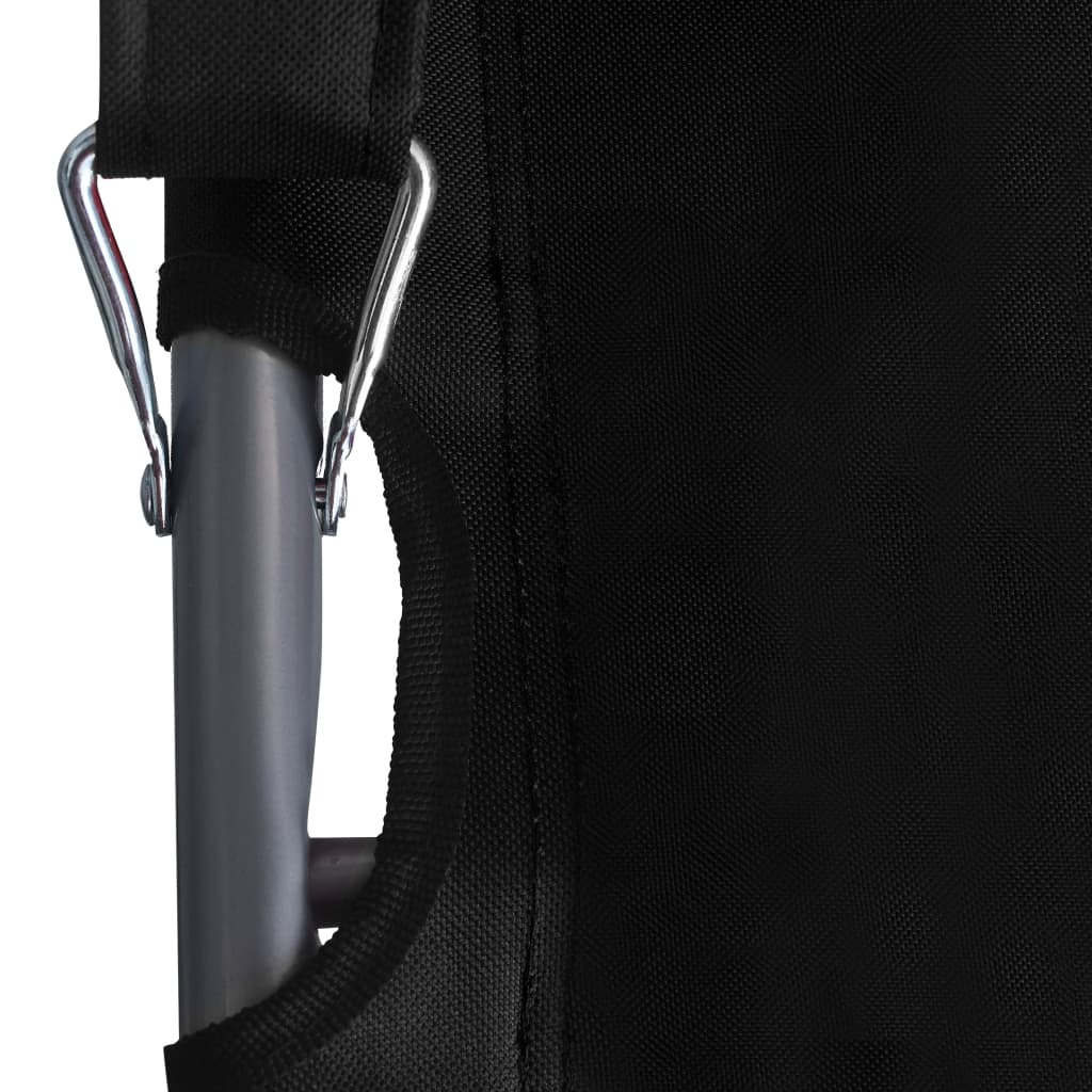 foldbare strandstole 2 stk. stof sort