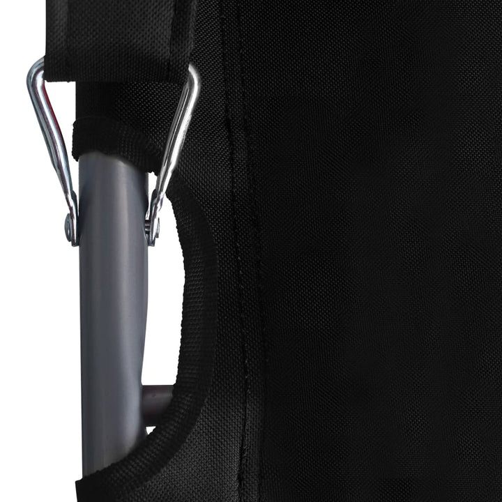 foldbare strandstole 2 stk. stof sort