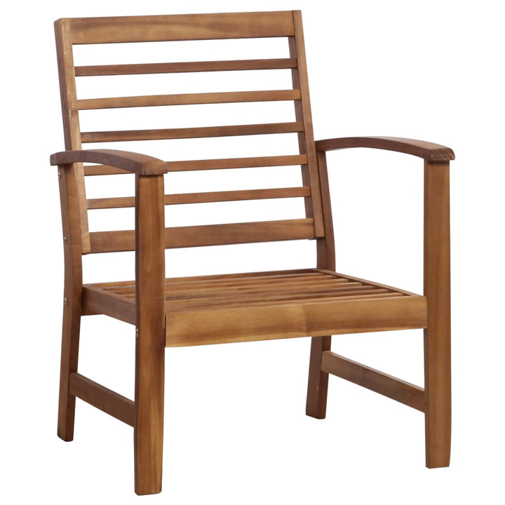 haveloungesæt 4 dele massivt akacietræ