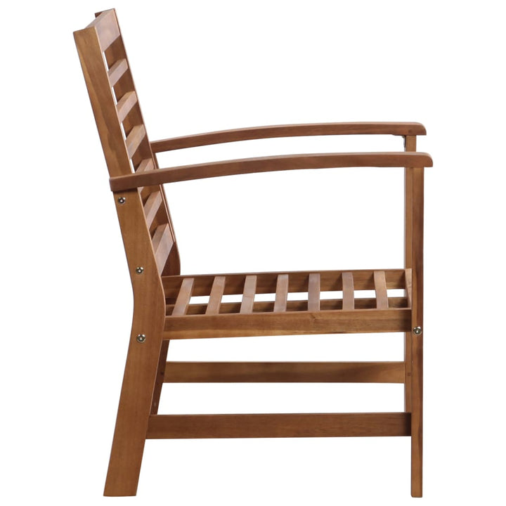 haveloungesæt 4 dele massivt akacietræ