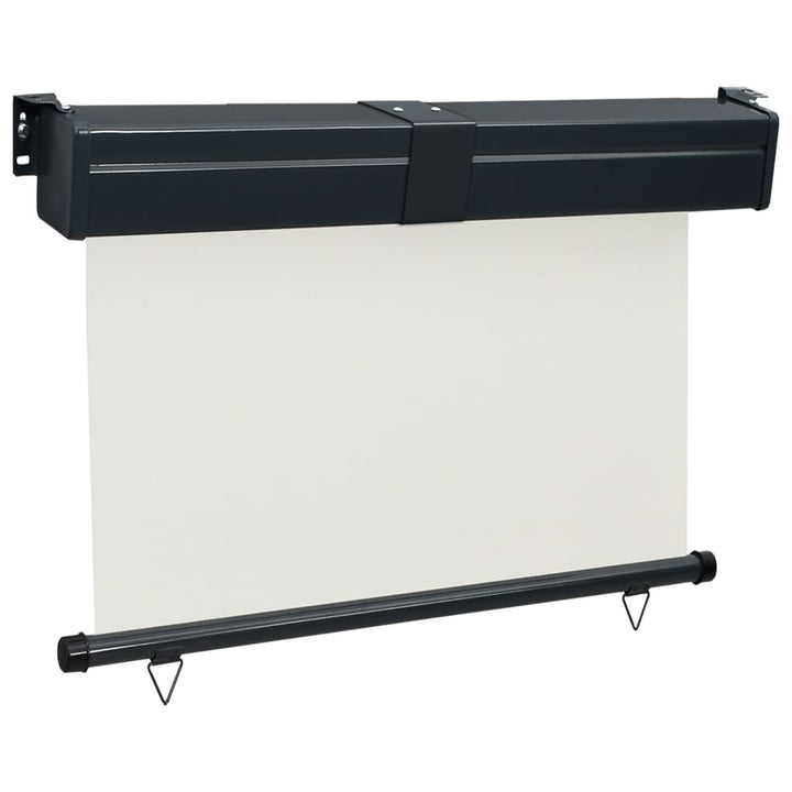 sidemarkise til altan 125x250 cm cremefarvet
