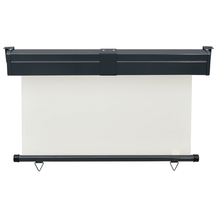 sidemarkise til altan 125x250 cm cremefarvet