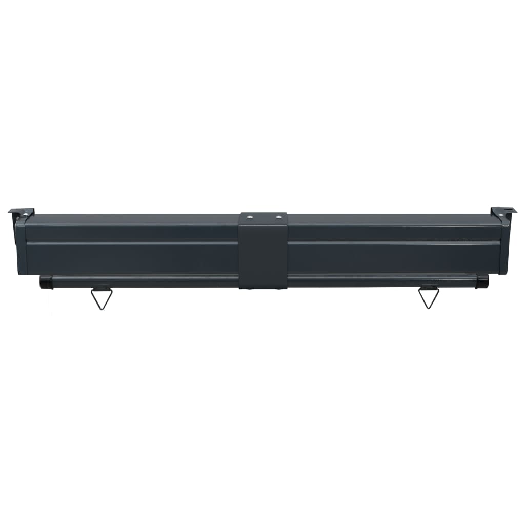 sidemarkise til altan 125x250 cm cremefarvet