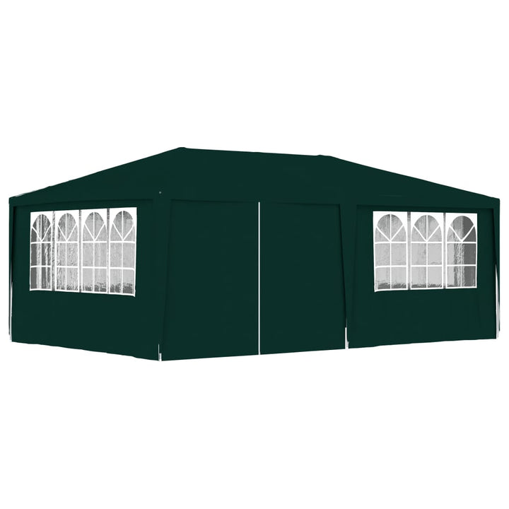 festtelt med sidevægge 4x6 m 90 g/m² grøn