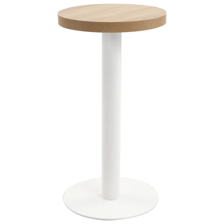 bistrobord 40 cm MDF lysebrun