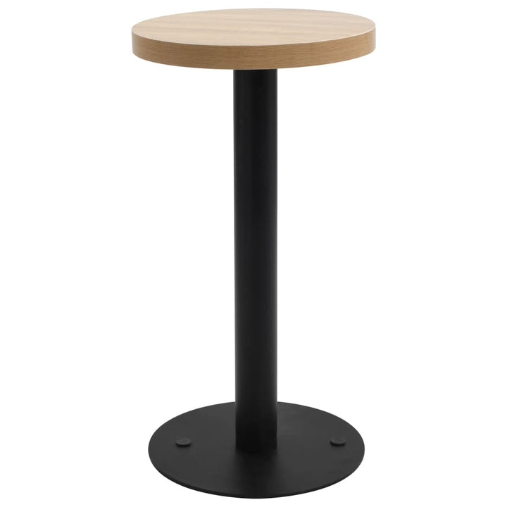 bistrobord 40 cm MDF lysebrun