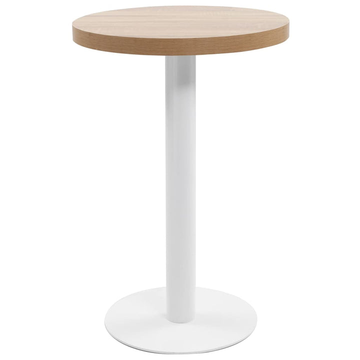 bistrobord 50 cm MDF lysebrun