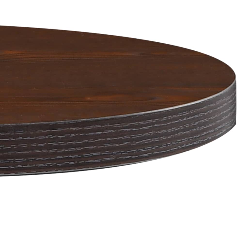 bistrobord 60 cm MDF mørkebrun