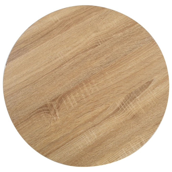bistrobord 80 cm MDF lysebrun