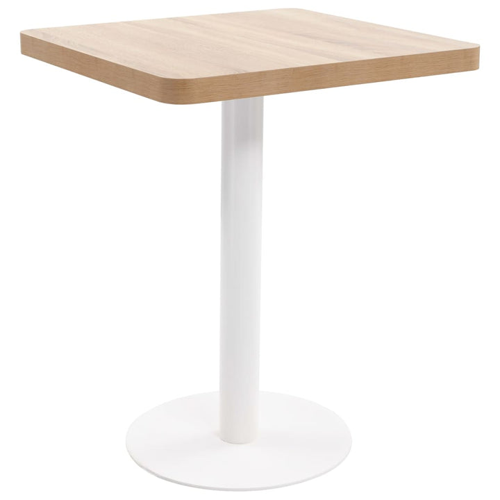 bistrobord 60x60 cm MDF lysebrun