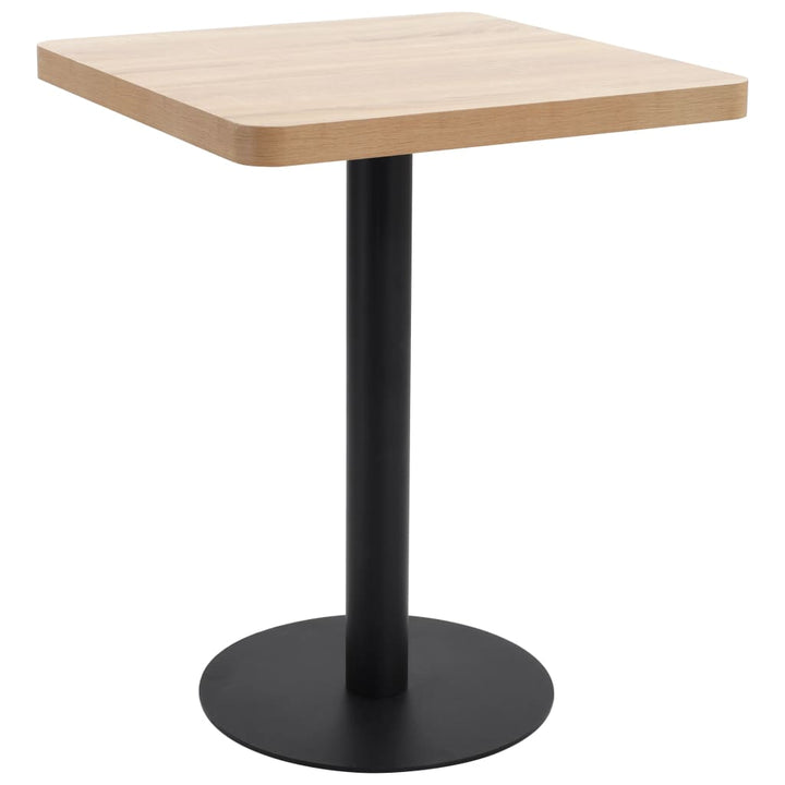 bistrobord 60x60 cm MDF lysebrun