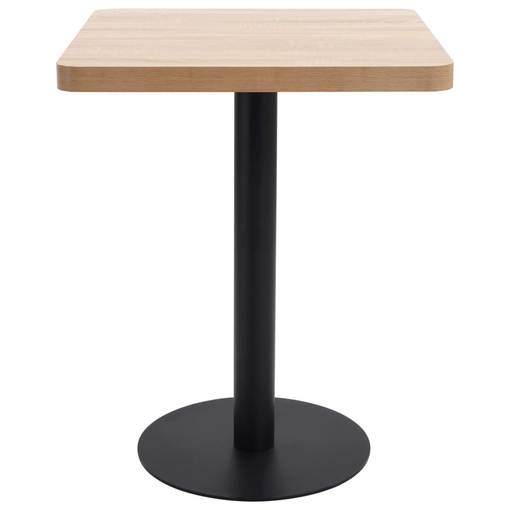 bistrobord 60x60 cm MDF lysebrun