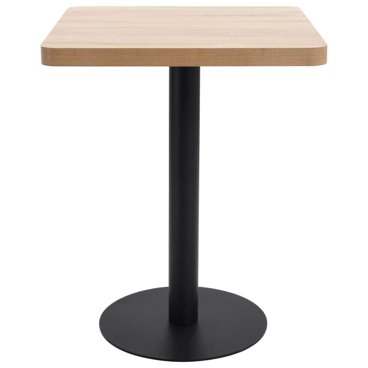 bistrobord 60x60 cm MDF lysebrun