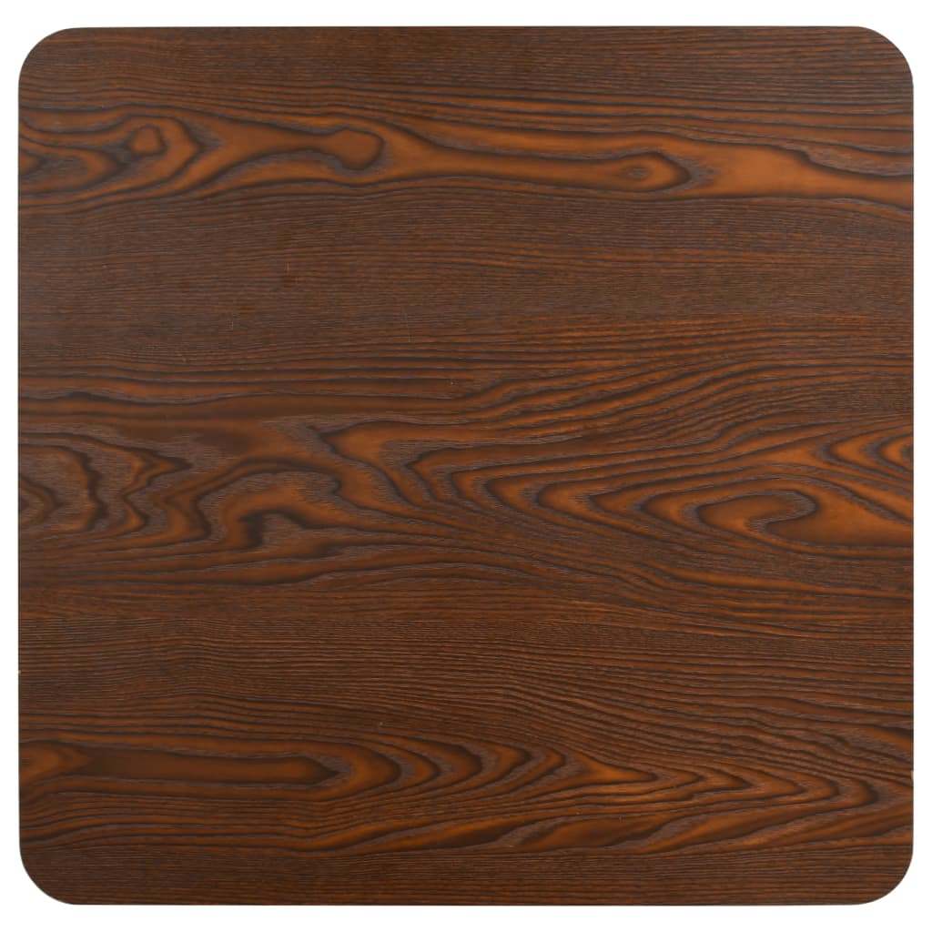 bistrobord 60x60 cm MDF mørkebrun