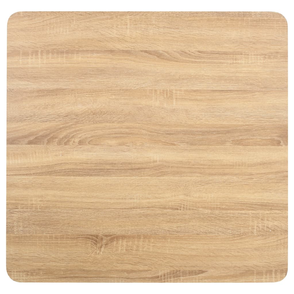 bistrobord 80x80 cm MDF lysebrun
