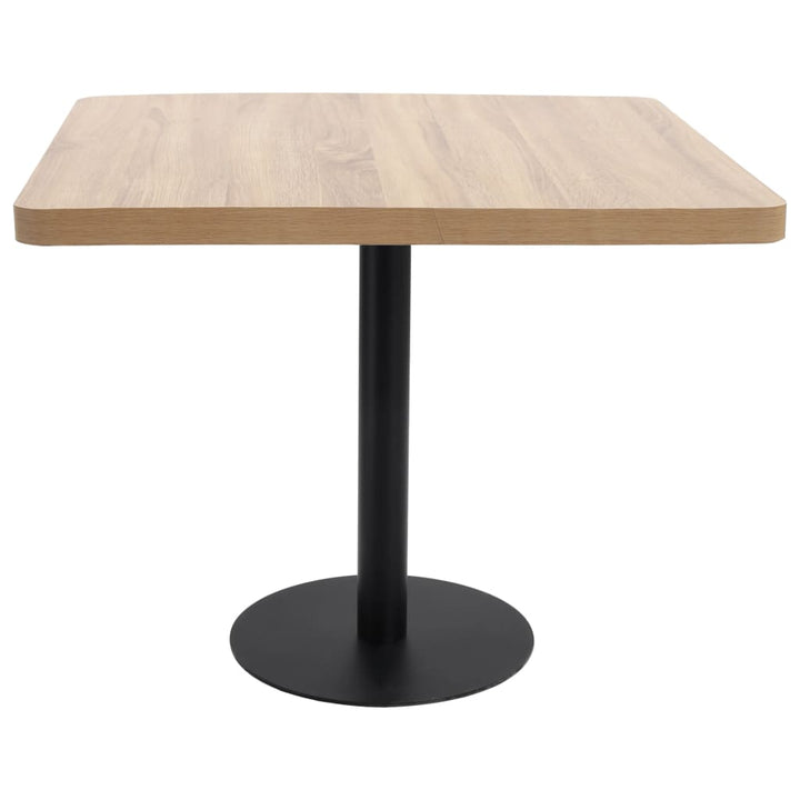 bistrobord 80x80 cm MDF lysebrun