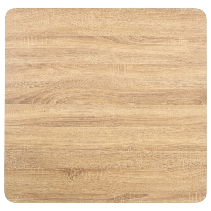 bistrobord 80x80 cm MDF lysebrun